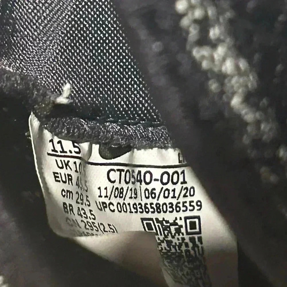 Nike Air Zoom Infinity Tour Black Platinum CT0540-001 Golf Shoes Mens Size 11.5 - Picture 9 of 9